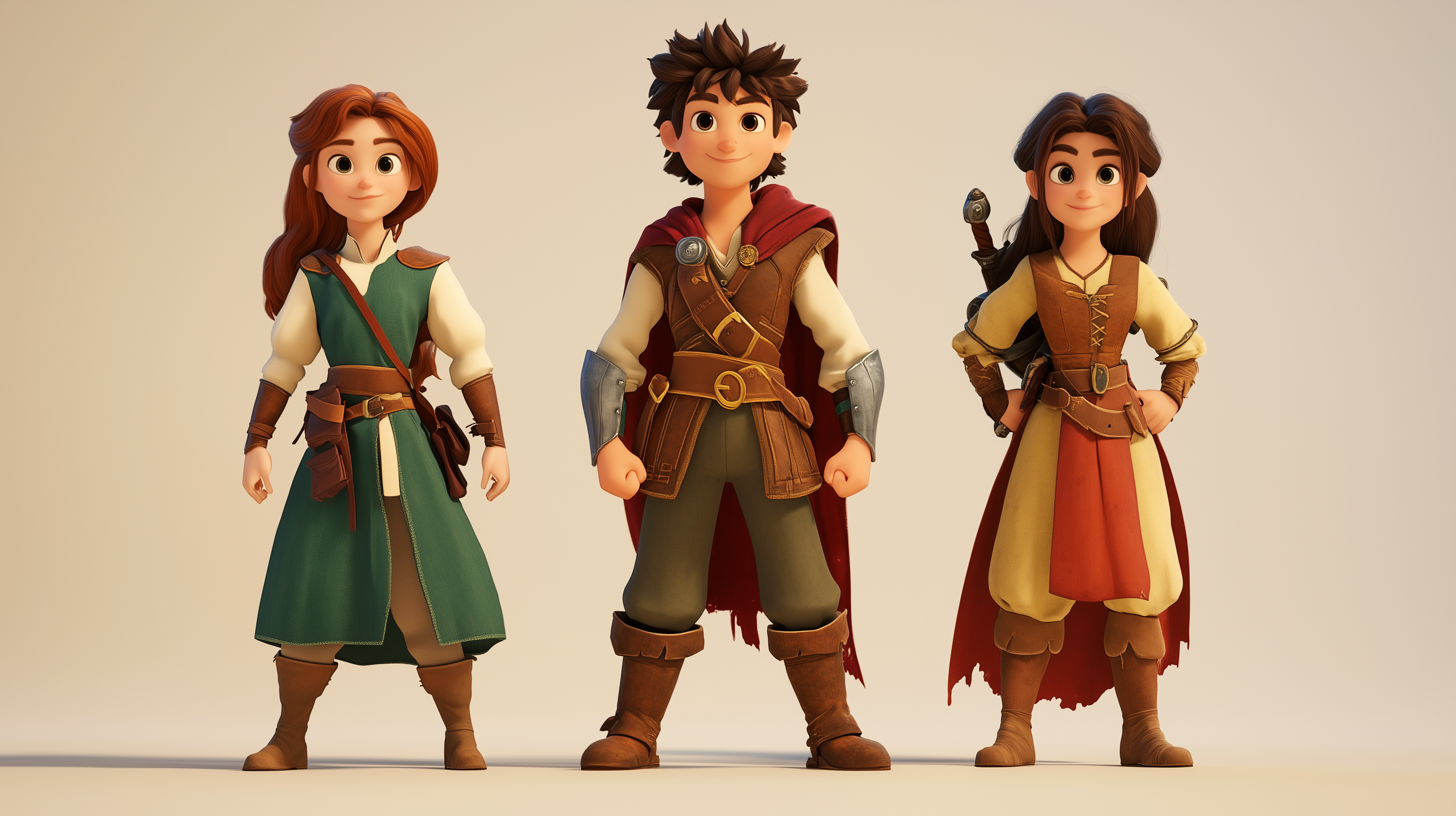 Fantasy characters standing together - your AI adventure awaits